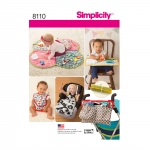 Väikelaste mängumatid, lastevankri aksessuaarid, ja pudipõlled, Simplicity Pattern #8110