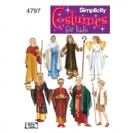 Boy & Girl Costumes, Sizes: A (S,M,L), Simplicity Pattern #4797