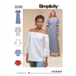 Naiste kleit ja topid, Simplicity Pattern #8296