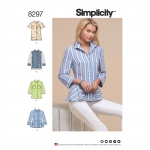 Women`s Shirts, Simplicity Pattern #8297