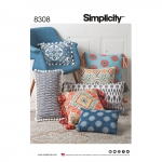 Pillows, Sizes: OS (ONE SIZE), Simplicity Pattern #8308