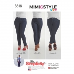 Neidude kitsad teksad Mimi G, Simplicity Pattern # 8516