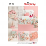 Sewing Room Accessories, Sizes: OS (ONE SIZE), Simplicity Pattern #8532
