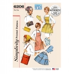 Vintage Gift and Accessories, Sizes: OS (ONE SIZE), Simplicity Pattern #6206