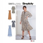 Misses` Pullover Dress, Simplicity Pattern #S8872