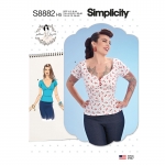 Misses` Gertie Top, Simplicity Pattern #S8882