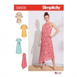 Misses` Dresses, Simplicity Pattern #S8909
