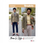 Men`s Lined Blazer, Simplicity Pattern #S8962