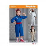 Lastele Ameerika tegelaste kostüümid, suurused: 3-4-5-6-7-8, Simplicity Pattern #S8977