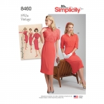 Naiste vintage kleit ja jakid, Simplicity Pattern #8460