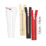 Opti metall-tõmblukud (püksilukud) 4 mm hammastik, pikkus 13 cm -14 cm