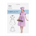 Simplicity Sewing Pattern S9164 Misses` Costumes, sizes: H5 (6-8-10-12-14)