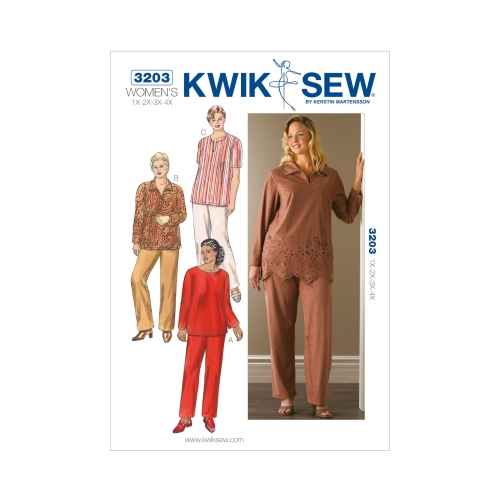 Выкройка: Tunics & Pants, Kwik Sew K3203