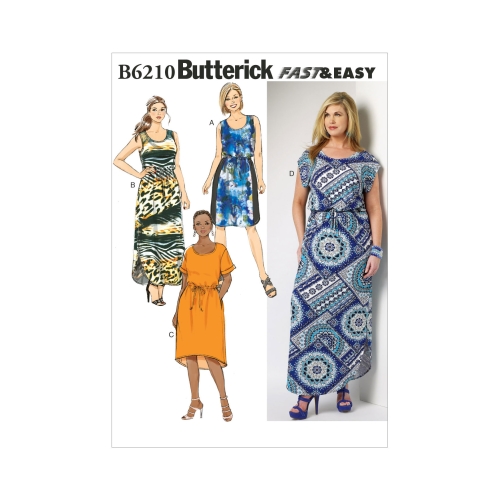Ompelukaavat: Women`s, sizes: Women`s Petite Dress, Butterick B6210