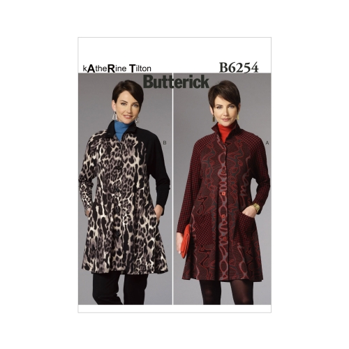 Выкройка: Misses` Coat Dress, Butterick B6254