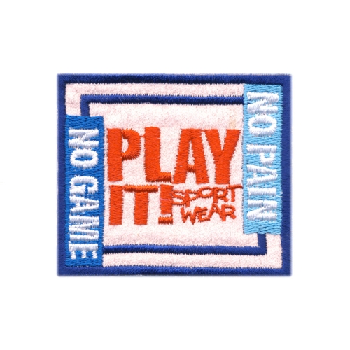 Embroidered Iron-On Patch, 6,5x5,5 cm