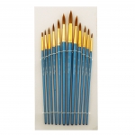 Sharp Tip Paint Artistic Brushes, No.1-12, 12 pcs, KL2022