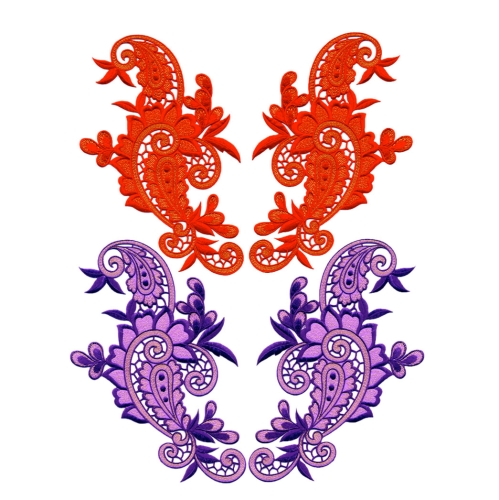 Embroidered Iron-On Patch, 24,0 x 16,0 cm