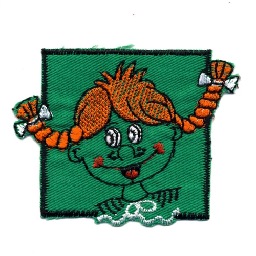 Embroidered Iron-On Patch, ø5,5 cm, AN12