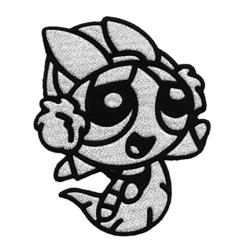 Embroidered Iron-On Patch, 9,5 x 8,0 cm