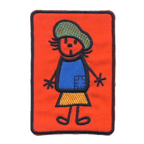 Аппликация клеевая, вышивка текстильная, Термоаппликация, 9,0 x 6,0 cm