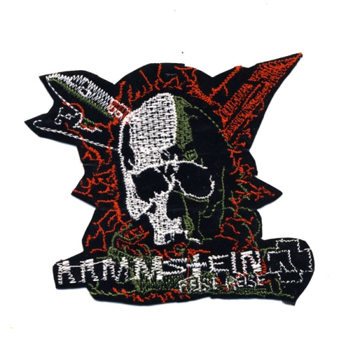 Embroidered Iron-On Patch, 9,5 x 8,5 cm, AK15