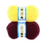 Акриловая пряжа с люрексом Golden Yarn, Madame Tricote 