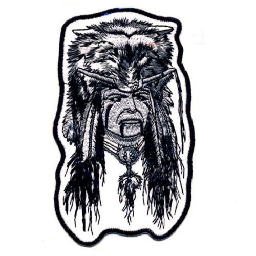 Embroidered Iron-On Patch, 12,5 x 8,0 cm, AD54