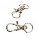 Karabiinihaka, jousilukko, 32 x 13 mm, reikä ø9 mm