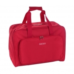 Kovapohjainen laukku kookkaan ompelukoneen mitoissa, 20 x 47 x 34 cm, HobbyGift MR4660-RED