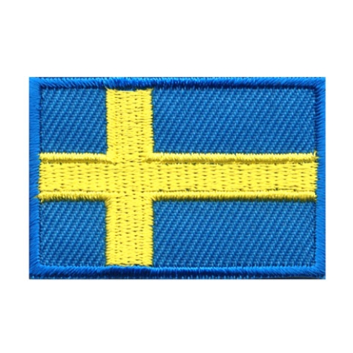 Embroidered Iron-On Patch, 4,5 x 3,0 cm, AU28