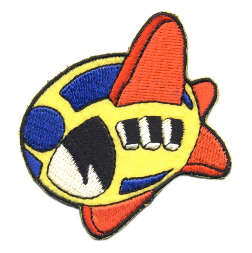 Embroidered Iron-On Patch, 6,0 x 5,5 cm, LE1