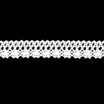 Хлопковое кружево 1,7 - 2 cм, 1.038PV