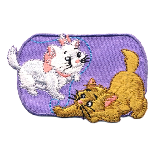 Embroidered Iron-On Patch, 7,1 x 4,5 cm, FI17