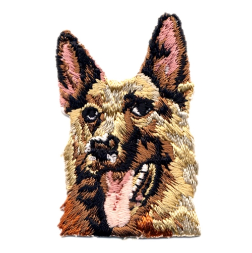 Embroidered Iron-On Patch, 5,0 x 3,5 cm, KO2 