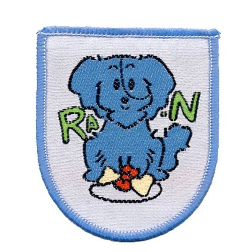 Embroidered Iron-On Patch, 6,5 x 5,5 cm