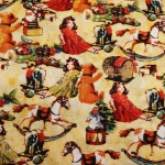 Puuvillane kangas jõulumeeleoluga, 122.488