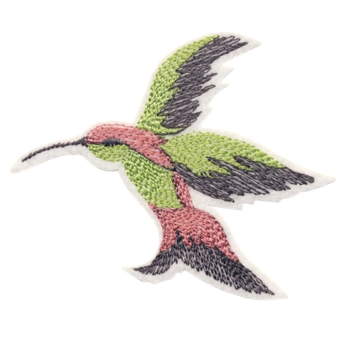 Embroidered Iron-On Patch, 8,0 x 7,0 cm