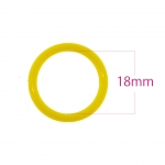Plastic ring, bra ring, ø18 mm