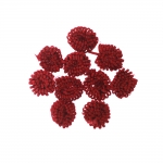 Ribbon Flowers, 10 Pcs, ø1,5 cm