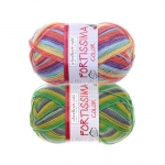  Mustriline sokilõng Fortissima Color, Fortissima Color Sock Yarn, Schoeller+Stahl