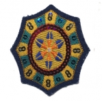 Embroidered Iron-On Patch, 8,0 x 7,0 cm, AM31