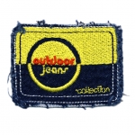 Embroidered Iron-On Patch, 6,5 x 4,5 cm, TE5