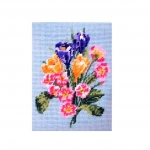 Kit for hand embroidery, canvas with printed Pattern, Anchor, MR957