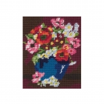 Kit for hand embroidery, canvas with printed Pattern, Anchor, MRS902