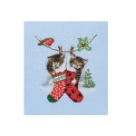 Kit for hand embroidery, Counted Cross Stitch Kit, Anchor, PCE0504
