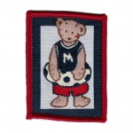 Embroidered Iron-On Patch, 7,6 x 6,6 cm, EM28