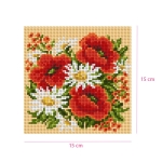 Kit for hand embroidery, canvas with printed Pattern, Ariadna, Malwina, 1016