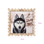Cross stitch kits with canvas with printed background with frame, Nova Sloboda, KO4019-Y
