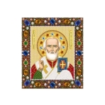 Bead Embroidery Kit, Nova Sloboda, D6026, Kit for embroidery of an Orthodox icon with beads